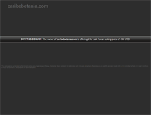 Tablet Screenshot of caribebetania.com